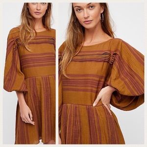 Gauze Stripe Dress